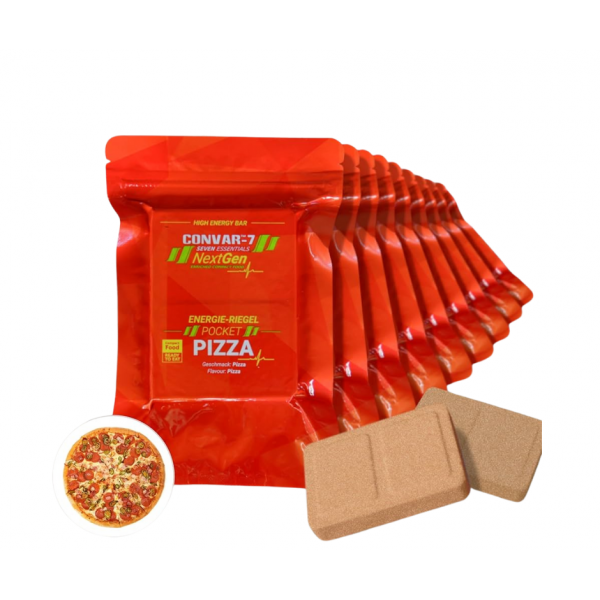 Rație Hrană Supraviețuire Baton Energizant CONVAR Pizza 120gr, 1 buc