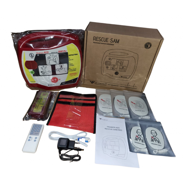Defibrilator Rescue SAM, cu geanta de transport