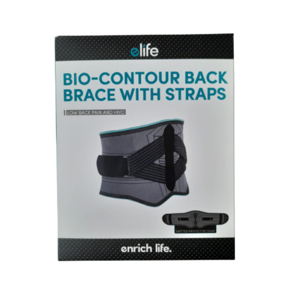 Centura spate, Bio-Contour, cu benzi elastice, E-Life E WA401, (S), 1 Buc