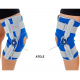Orteza genunchi de tip ROM, copii, suport rotula si ligamente  - 1 Buc