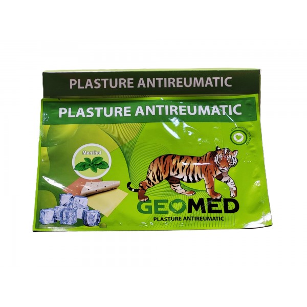 Plasture Antireumatic Cu Mentol, GEOMED, 10 buc