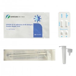 Test Rapid Combo Covid+Influenza A/B SAFECARE 1T/Kit