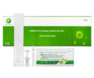 Test Rapid Covid19, 4 moduri de prelevare (nazal, saliva, nazofaringian si orofaringian), GREENSPRING , 1buc