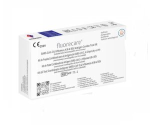 Test rapid combo 4 in1 Gripa A+B/ Covid19/RSV Fluorecare Set 1buc, autotestare