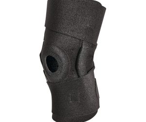 Orteza genunchi mobila, reglabila, cu suport rotula si ligamente, cu atele metalice laterale, E-Life E KN056, Universala, 1 Buc