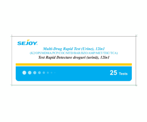 Test Rapid Antigen Multidrog 12in1 (Urina) SEJOY, Set 25Buc